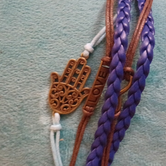 Artisan crafted leather tiered bracelet your choice ๐ ๐ ๐ก bracelets - Picture 13 of 13